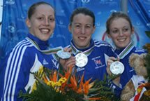 Mhairi Spence, Georgina Harland and Katy Livingston